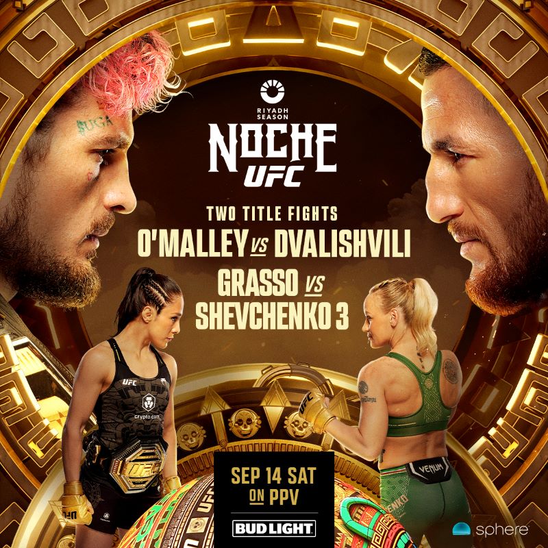 Join us for UFC 306: O'Malley vs. Dvalishvili